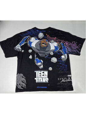 Civil Regime x Teen Titans Cyborg Oversized Tee • Small
